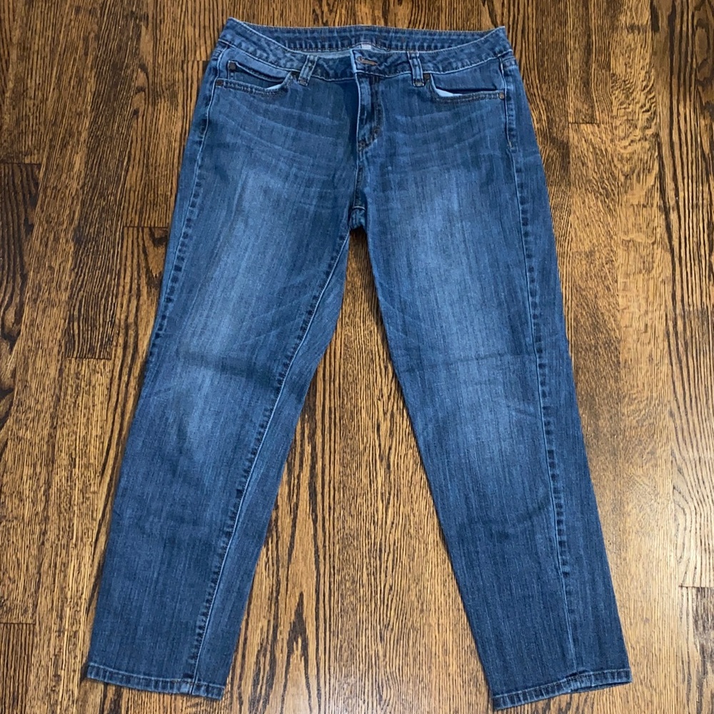 Jennifer Lopez Dark Blue Straight Leg Jeans